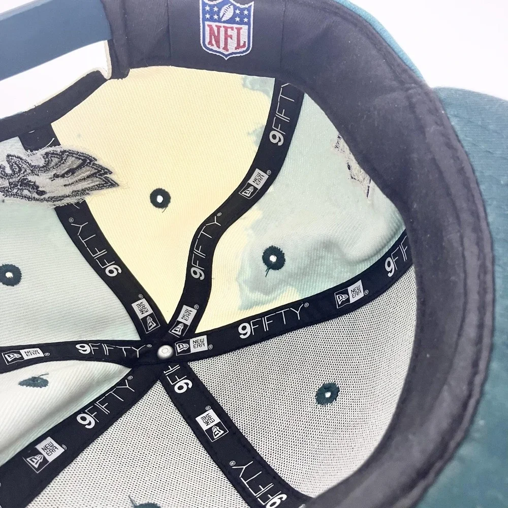Philadelphia Eagles‎ Hat Cap Snap Back Mens One Size Green NFL Football New Era